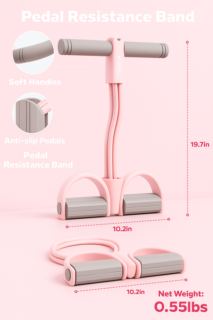 GymFlo™ Multifunction Pedal Resistance Band