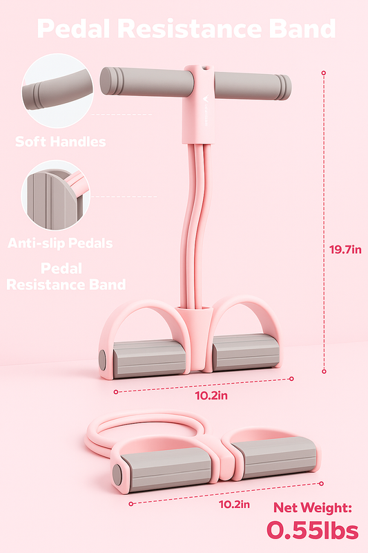 GymFlo™ Multifunction Pedal Resistance Band