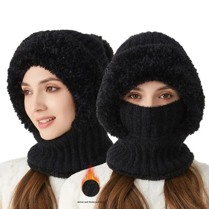Fluffy Knit 3-in-1 Balaclawva